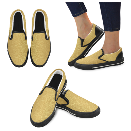 Golden Men's Slip-on Canvas Shoes