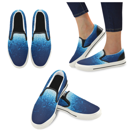 Cool Crystal Men's Unusual Slip-on Canvas Shoes
