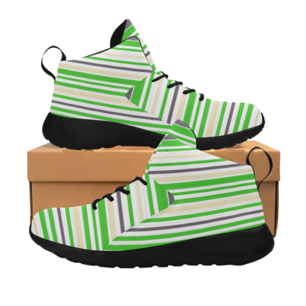 Green Strip Men's Chukka Training Shoes