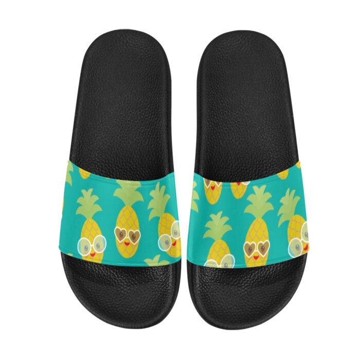 Funny Cute Pineapple Women's Slide Sandals